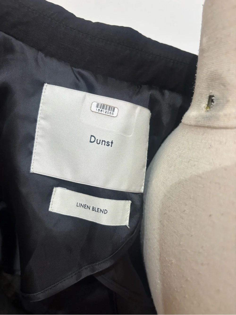 DUNST Half Sleeve Belted Linen Jacket, Size S